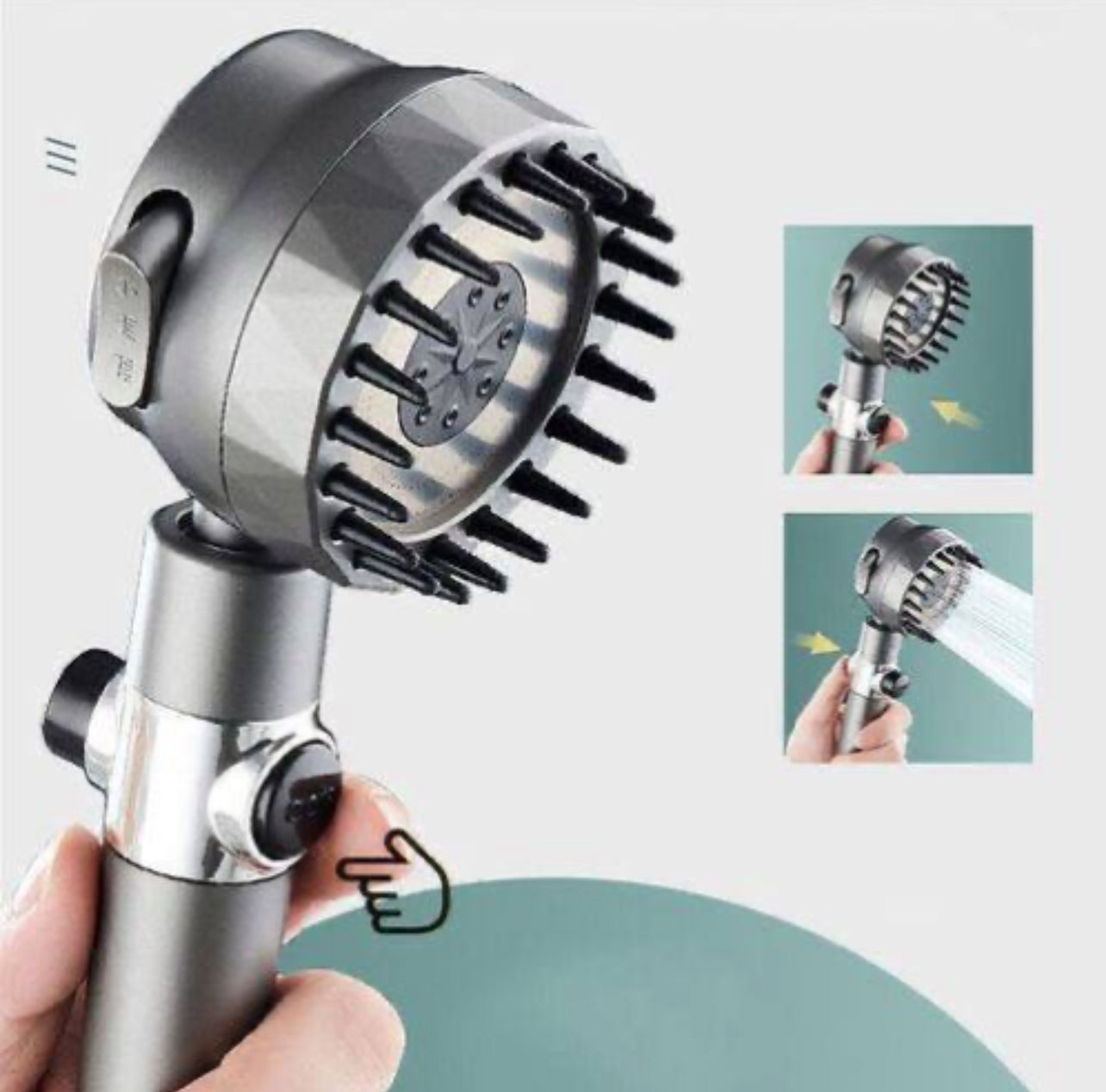 pommeau de douche 3 modes, douche haute pression, filtre de massage, robinet à effet pluie, salle de bain, maison, accessoires innovant