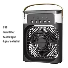 Nouveau ventilateur 3 en 1, climatiseur, mini refroidisseur d'air domestique, veilleuse LED, humidificateur portable, ventilateur de réglage de l'air, ventilateur de bureau et de maison