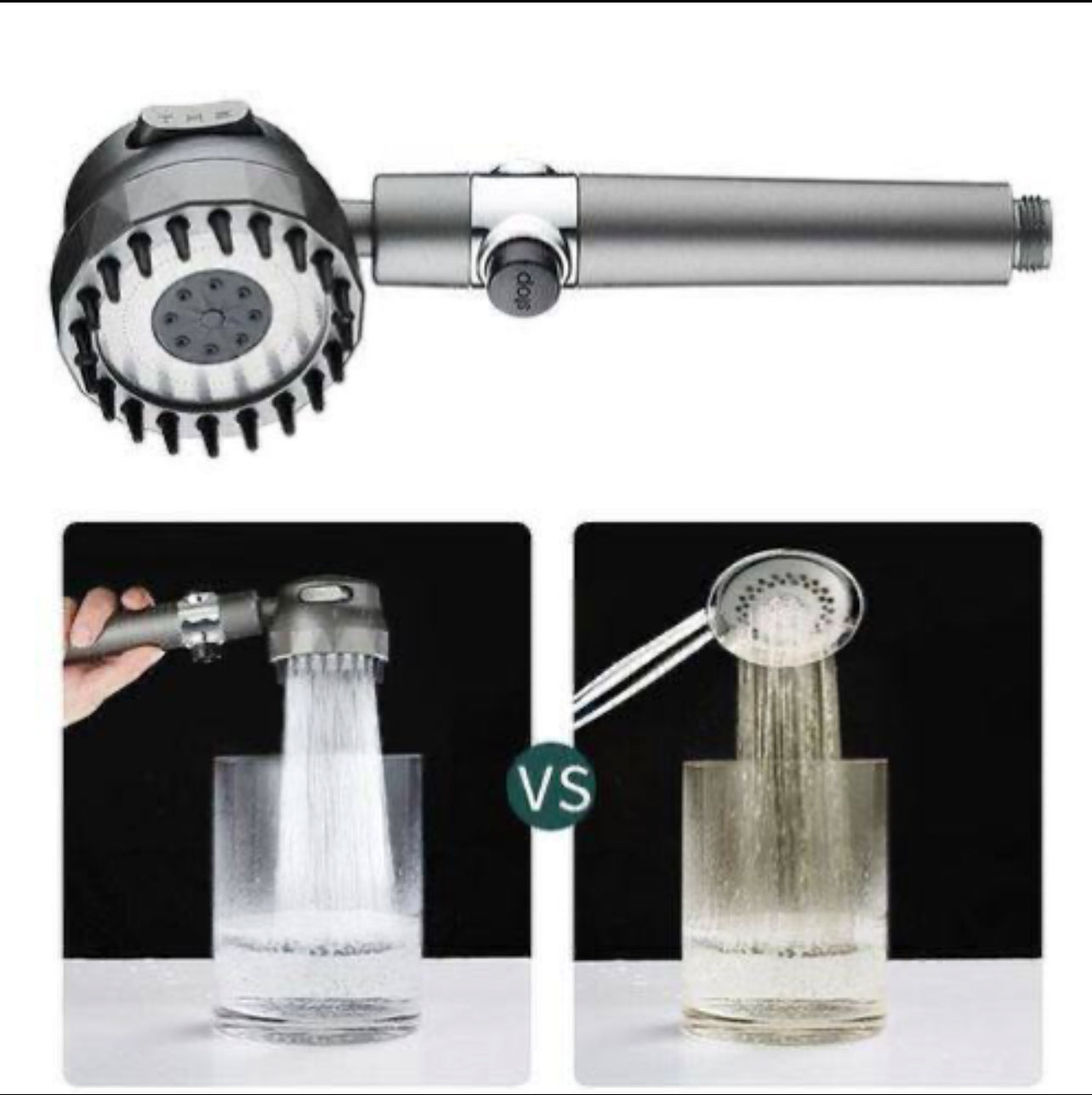 pommeau de douche 3 modes, douche haute pression, filtre de massage, robinet à effet pluie, salle de bain, maison, accessoires innovant